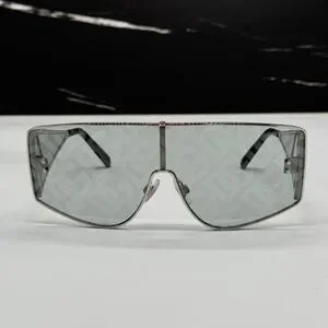 NEW DG2305 05/AL DOLCE&GABBANA SUNGLASSES OVERSIZED SILVER UNISEX EYEWEAR NEW DOLCE&GABBANA DG2305 05/AL SILVER METAL SQUARE UNISEX  main image 2